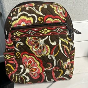 Vera Bradley backpack retired Puccini print. Gently used.